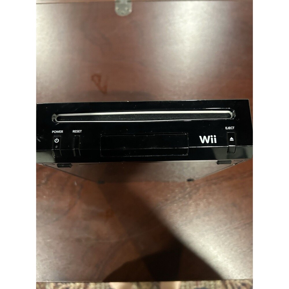Nintendo Wii Black RVL-101 Console Only AS-IS Parts Repair